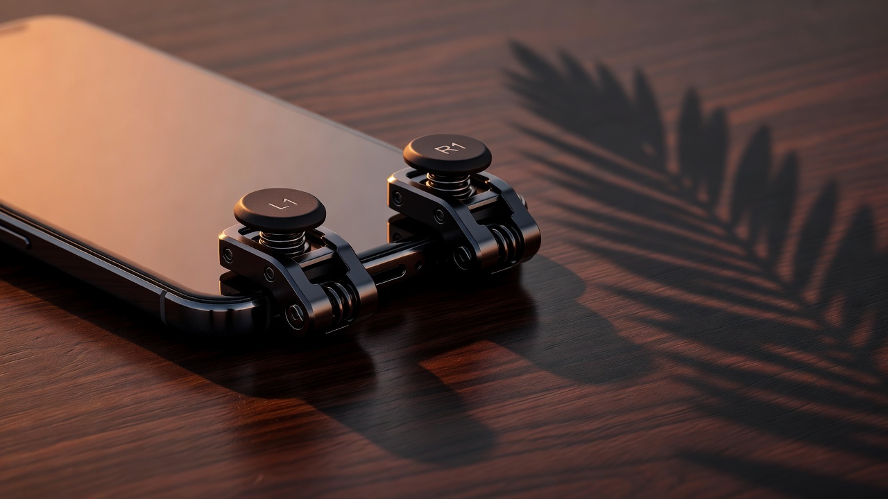 Mobile trigger mechanism close-up detail